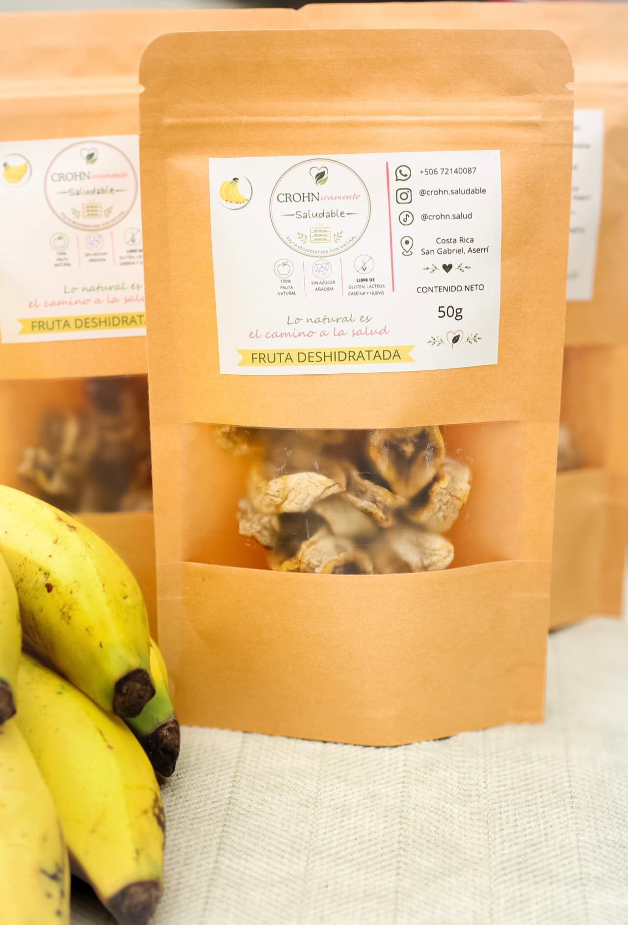 Banano Deshidratado 100% Natural